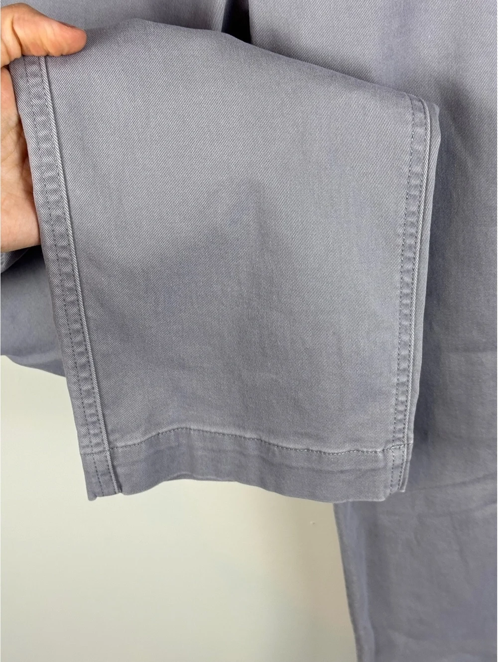 J.Crew High-Rise Girlfriend Chino Pants Size 6 Gray Straight Leg Cotton Stretch